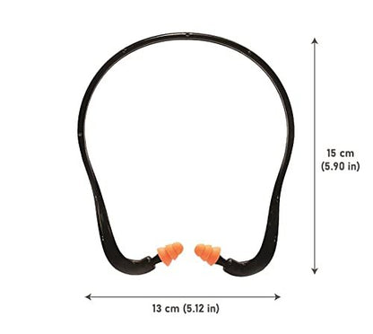 2 Paar Weiche, gebänderte Silikon-Ohrstöpsel – wiederverwendbar, waschbar – ideal für Schlafen, Schwimmen, Lärm- und Gehörschutz, Konzerte, Bauarbeiten, Jagd, Motorsport