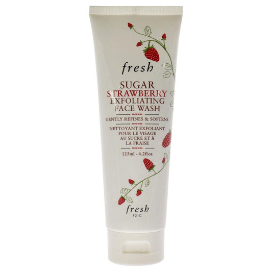 Fresh Sugar Strawberry Exfoliating Face Wash – Sanfte Reinigung & Peeling für strahlende Haut, 4,2 oz