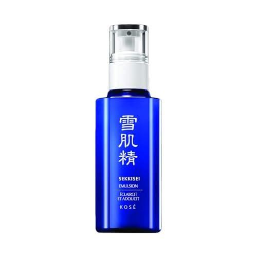 SEKKISEI Emulsion – Leichte, feuchtigkeitsspendende Gesichtspflege mit Vitamin C und Jober’s Tränen Extrakt, 140 ml