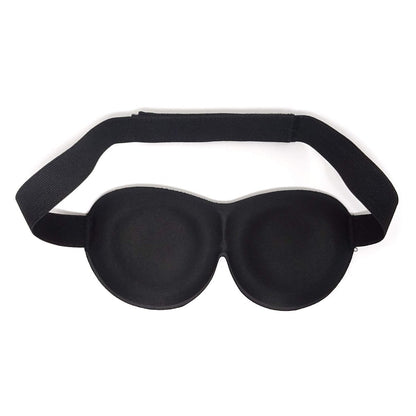 Honbay 3D Lustige Augenmaske mit verstellbarem Kopfband – Weiche Schlafmaske aus Memory-Schaum für Reisen, Spiele, Partys und Entspannung (Schwarz)