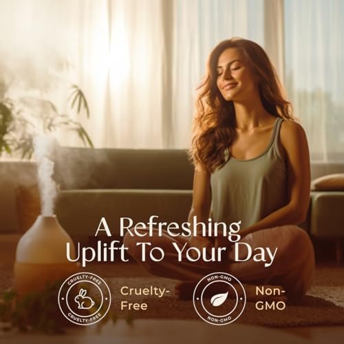 Gya Labs Atemöl-Mischung – 100 % reine natürliche Atemerleichterung mit Eukalyptus, Pfefferminze und mehr für Luftbefeuchter (0,34 Fl Oz)