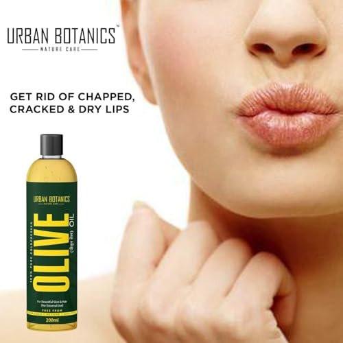 UrbanBotanics® Reines kaltgepresstes Olivenöl für Haar und Haut, 250 ml