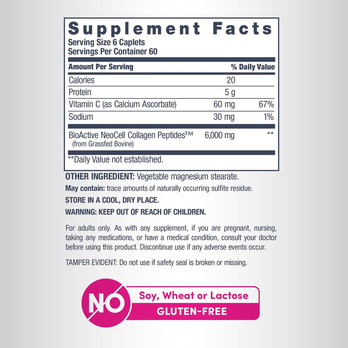 NeoCell Collagen Peptides Kapseln | 360 Kapseln | mit Vitamin C | Nahrungsergänzungsmittel für Frauen und Männer