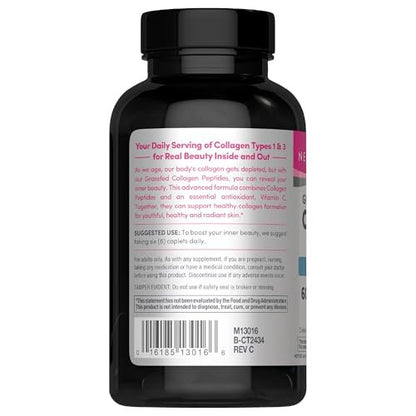 NeoCell Collagen Peptides Kapseln | 360 Kapseln | mit Vitamin C | Nahrungsergänzungsmittel für Frauen und Männer