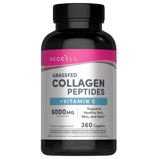 NeoCell Collagen Peptides Kapseln | 360 Kapseln | mit Vitamin C | Nahrungsergänzungsmittel für Frauen und Männer