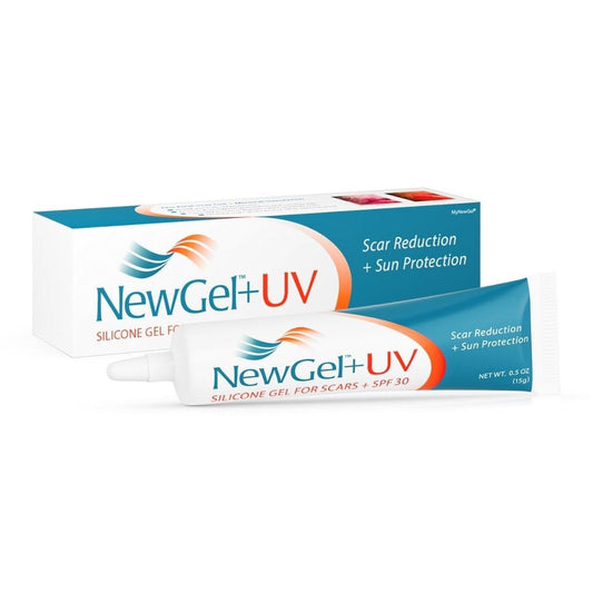 MyNewGel Plus UV Advanced Silikon-Narbengel | Alte & Neue Narben | SPF30 Mineralischer Sonnenschutz | Ideal zum Schutz von Narben vor schädlichen UV-Strahlen, 15g (0,5 oz)