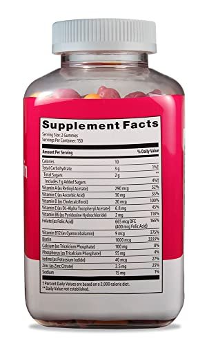 Multivitamin für Frauen – 300 Gummibärchen mit Beerengeschmack, Vegetarisch & Glutenfrei
