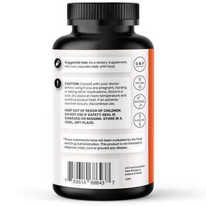 3-in-1 Harnsäure-Flush-Reinigung – Sauerkirsch-Extrakt mit Kurkuma & Selleriesamen – Unterstützung für Füße und Gelenke – 60 vegane Kapseln