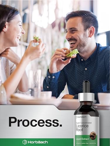 Horbäach Süßholzwurzel Extrakt | 60 ml | Alkoholfreie Tinktur | Vegetarisches flüssiges Nahrungsergänzungsmittel | Non-GMO & Glutenfrei
