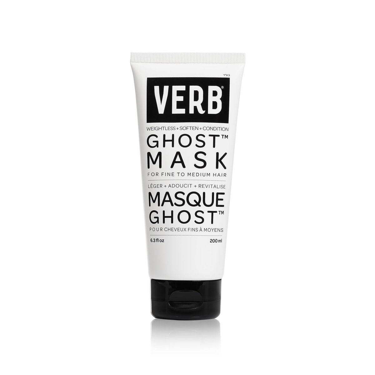 VERB Ghost Haarmaske, 186 ml – Tiefenwirksame Haarkur mit Moringaöl – Anti-Frizz + Glanz – Vegan, ohne Parabene oder schädliche Sulfate