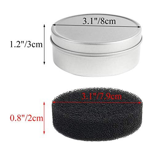 Nydotd 8-teiliges Make-up-Pinsel-Reinigungsset – 2 Pinselreiniger mit 6 Ersatzschwämmen, trockener Make-up-Pinselreiniger zum schnellen Farbwechsel