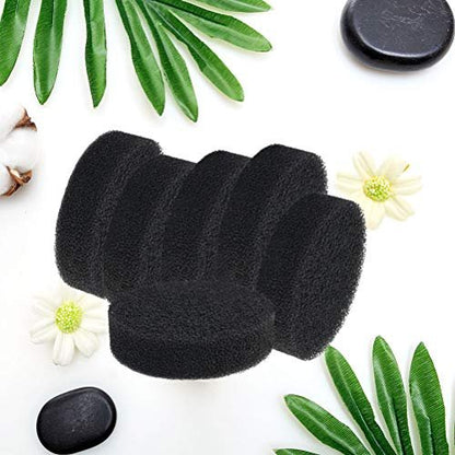 Nydotd 8-teiliges Make-up-Pinsel-Reinigungsset – 2 Pinselreiniger mit 6 Ersatzschwämmen, trockener Make-up-Pinselreiniger zum schnellen Farbwechsel
