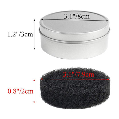Nydotd 8-teiliges Make-up-Pinsel-Reinigungsset – 2 Pinselreiniger mit 6 Ersatzschwämmen, trockener Make-up-Pinselreiniger zum schnellen Farbwechsel