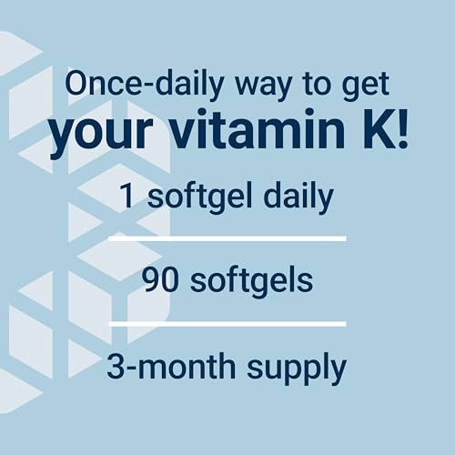 Life Extension Super K – Vitamin-K-Komplex mit K1 und K2 für die Herzgesundheit, 90 Softgels