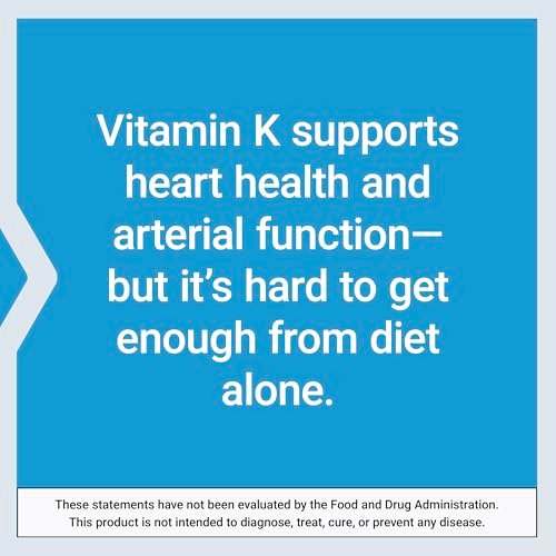 Life Extension Super K – Vitamin-K-Komplex mit K1 und K2 für die Herzgesundheit, 90 Softgels