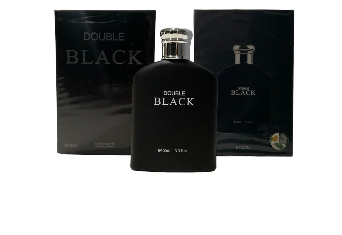 Royal Fragrance Double Black 3,3 Unzen Herren Eau de Toilette Spray Cologne