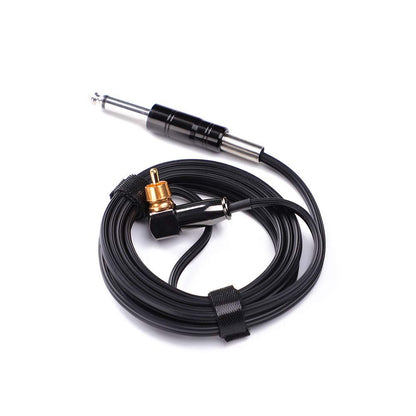 HAWINK Rotary Tattoo Machine Pen Ersatzstromkabel mit RCA-Anschluss (Schwarz) P315C-1