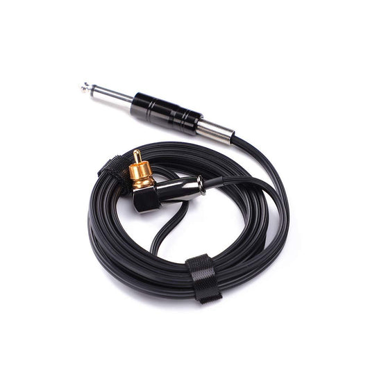 HAWINK Rotary Tattoo Machine Pen Ersatzstromkabel mit RCA-Anschluss (Schwarz) P315C-1