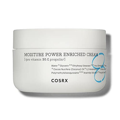 COSRX Hyaluronsäure Feuchtigkeitscreme für Tag & Nacht mit Pro Vitamin B5 (D-Panthenol) 50ml | Propolis-Extrakt, Ceramid, langanhaltende Feuchtigkeit für trockene, empfindliche Haut, Koreanische Hautpflege