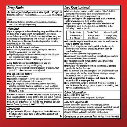 Mini Nikotin Lutschtablette 4 mg – Raucherentwöhnung, Kirsch-Eis-Geschmack, 27 Stück
