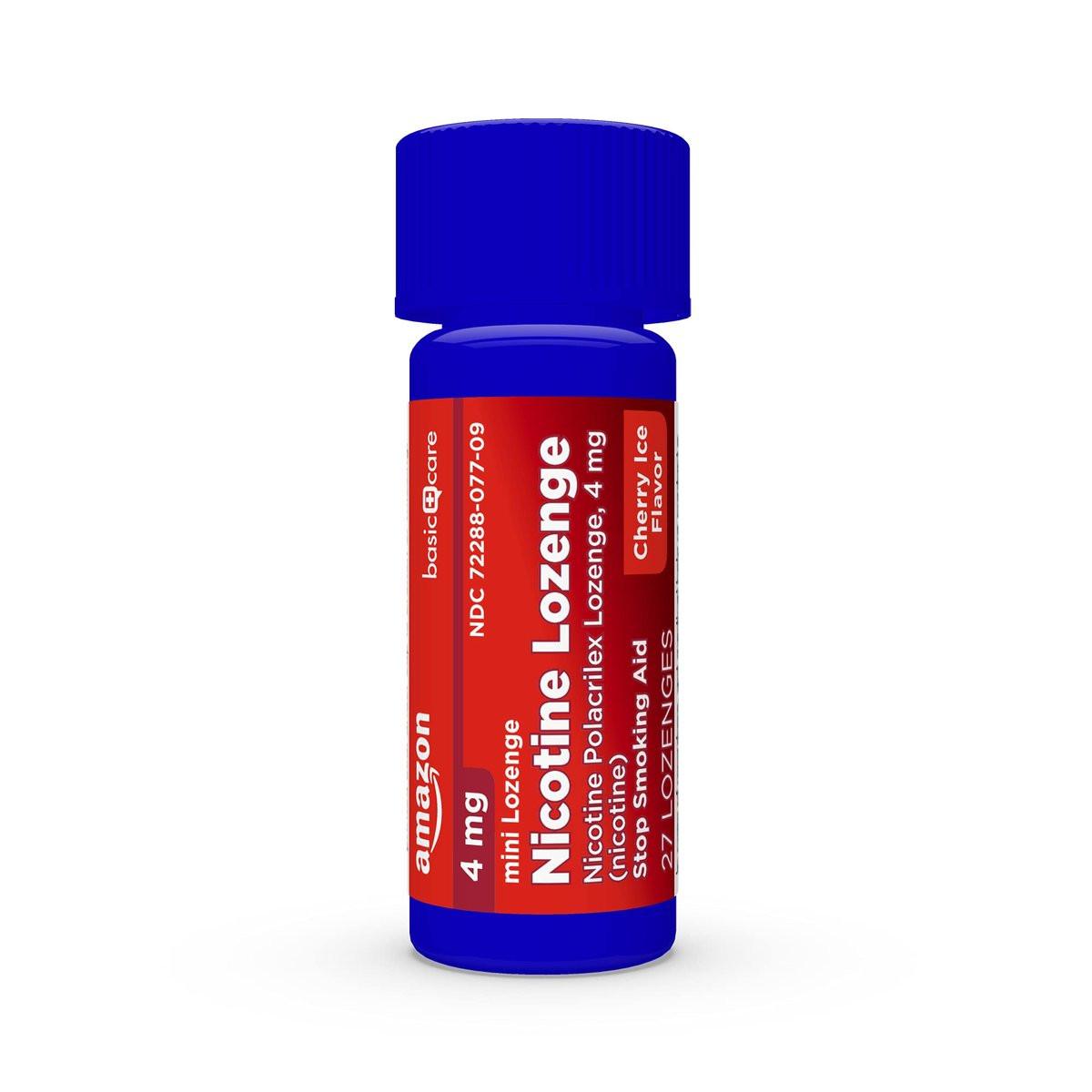 Mini Nikotin Lutschtablette 4 mg – Raucherentwöhnung, Kirsch-Eis-Geschmack, 27 Stück