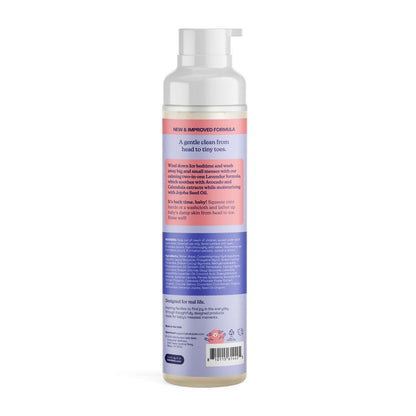 Hello Bello Ultra-Feuchtigkeitsspendendes Baby-Shampoo & Duschbad, Sanfter Lavendelduft, Tränenfrei & Sicher für empfindliche Haut, Dermatologisch getestet & von Kinderärzten empfohlen, 296 ml Flasche
