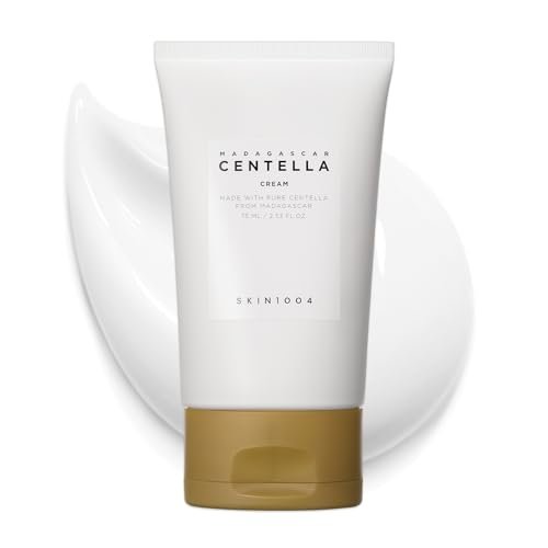 SKIN1004 Madagascar Centella Creme – Koreanische Gesichtsfeuchtigkeitscreme mit Centella Asiatica, Panthenol & Shea Butter, 75 ml