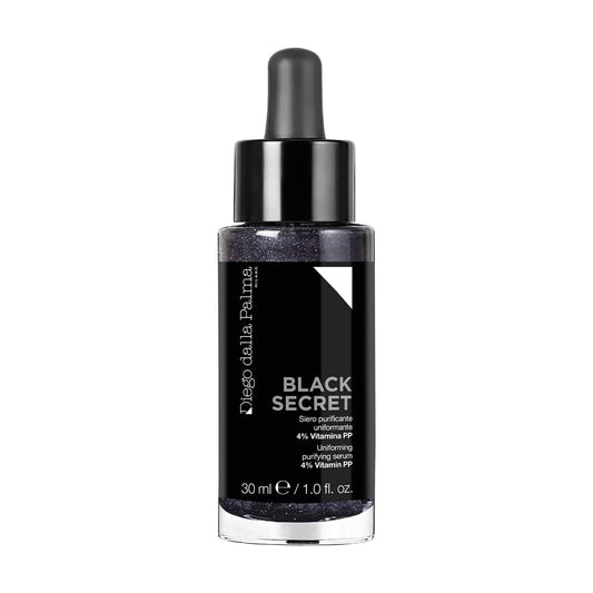 Diego dalla Palma Black Secret Uniform Purifying Skin Serum – Anti-Aging Gesichtsserum gegen feine Linien und Falten, für alle Hauttypen, 30 ml