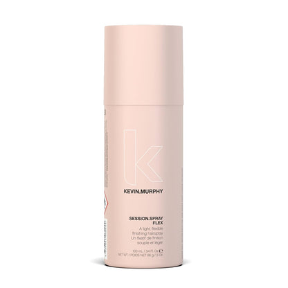 KEVIN.MURPHY SESSION.SPRAY FLEX - Flexibler Finishing Haarspray - Für alle Haartypen - Leichter Halt - Feuchtigkeitsbeständige Haarpflege - Reisegröße - 100 ml / 3,4 fl oz