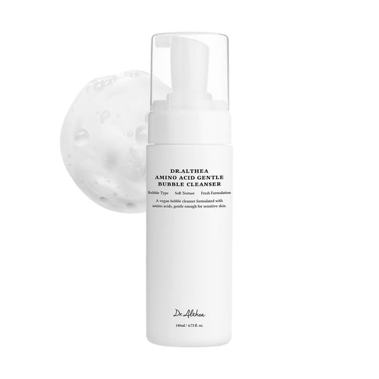 Dr.Althea Amino Acid Gentle Bubble Cleanser – Sanfte Gesichtsreinigung für empfindliche Haut, vegane koreanische Hautpflege, 140 ml