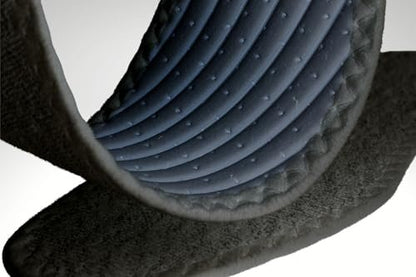Pedag Summer Einlegesohlen aus reiner Baumwollfrottee, handgefertigt in Deutschland, absorbiert Schweiß & kontrolliert Gerüche, ideal für das Tragen ohne Socken, waschbar, US Damen 8/ Herren 5/ EU 38, Schwarz, 3 Paar
