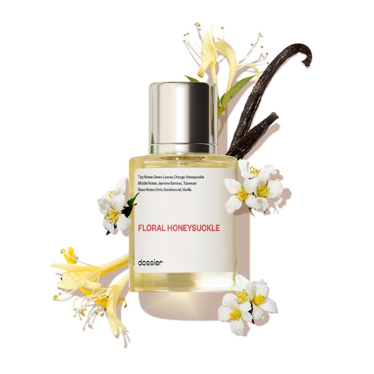Dossier Floral Honeysuckle Eau de Parfum – Inspiriert von G.Bloom – Veganer Luxusduft für Frauen – 50 ml