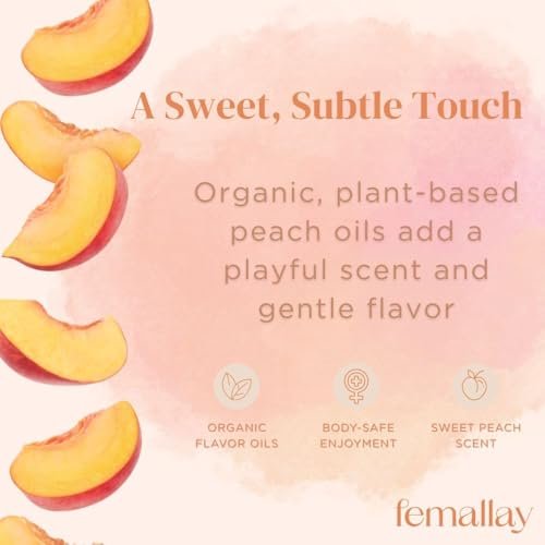 Femallay Bio-Vitamin-E Vaginalzäpfchen – Feuchtigkeit, Komfort & Hydration – Süsser Pfirsich, 14 Stück