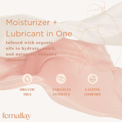 Femallay Bio-Vitamin-E Vaginalzäpfchen – Feuchtigkeit, Komfort & Hydration – Süsser Pfirsich, 14 Stück