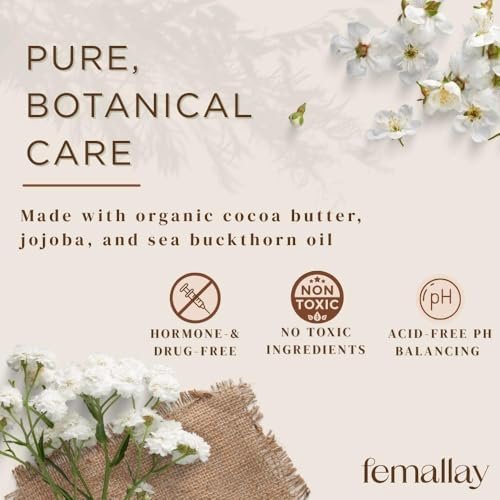 Femallay Bio-Vaginalzäpfchen mit Kokos – Feuchtigkeitsspender & Erfrischung – 14 Stück + Applikator