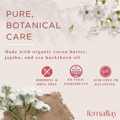Femallay Bio-Vitamin-E-Vaginalmeltz – Für natürliche Feuchtigkeit, Komfort & Hydratation – Erdbeerkuss, 1-Pack (14 Stück)