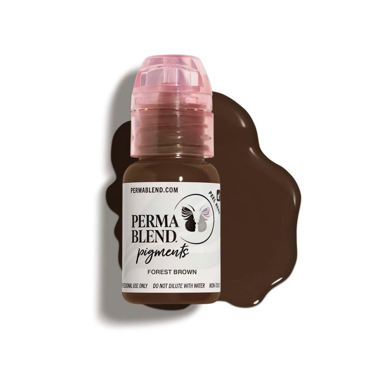 Perma Blend Forest Brown – Microblading-Tinte für Permanent Make-up, vegan, 0,5 oz