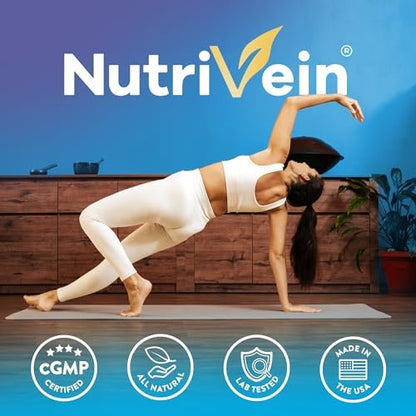 Nutrivein Premium Multi-Kollagen Kapseln 2250 mg – 180 leicht zu schluckende Kollagenkapseln: Typ I, II, III, V, X hydrolysierte Proteinpeptide für Frauen und Männer – Anti-Aging, Gelenke, Haare, Haut, Knochen & Nägel