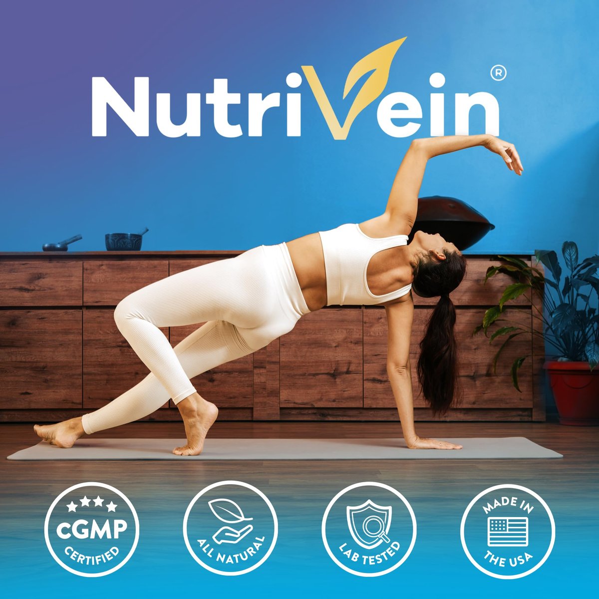 Nutrivein Premium Multi-Kollagen Kapseln 2250 mg – 180 leicht zu schluckende Kollagenkapseln: Typ I, II, III, V, X hydrolysierte Proteinpeptide für Frauen und Männer – Anti-Aging, Gelenke, Haare, Haut, Knochen & Nägel