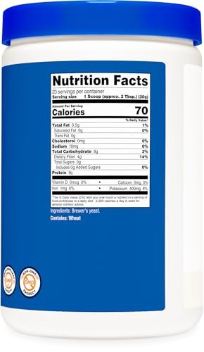 Nutricost Bierhefe Pulver 1LB (453g) – Non-GMO, Vegetarierfreundlich