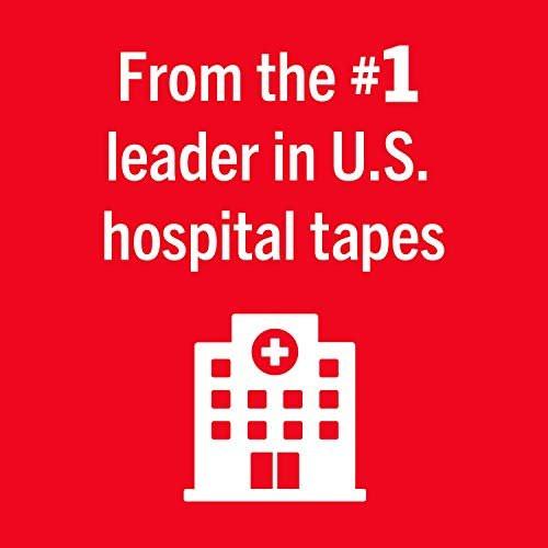 Nexcare Blasenprävention Tape, wasserdichtes Schaumstoff-Medizintape, haftet fest auf der Haut, um Blasen zu verhindern – 2,5 cm x 4,5 m, 1 Rolle