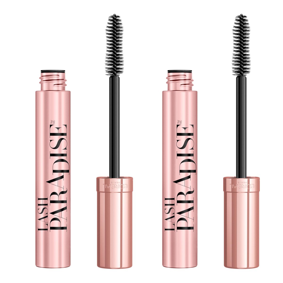 L'Oreal Paris Voluminous Lash Paradise Mascara, Schwarz, 0,28 fl oz (2er-Pack)