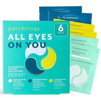 Patchology All Eyes On You Augenmaske – Retinol, Kollagen & Grüner Tee – Augenpflaster gegen Augenringe, Schwellungen & Falten (6 Paare)