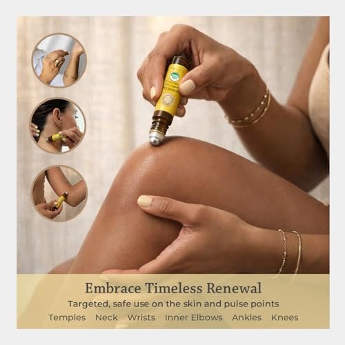 Silk Road Organic Weihrauch Serrata Roll-On – 100 % reines, USDA-zertifiziertes Bio-Öl für Aromatherapie, 10 ml