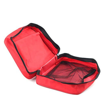PAXLAMB Erste-Hilfe-Tasche Rot – Leere Notfalltasche für Erste-Hilfe-Koffer, Auto, Werkstatt, Camping und Outdoor – 1 Stück