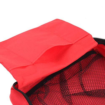 PAXLAMB Erste-Hilfe-Tasche Rot – Leere Notfalltasche für Erste-Hilfe-Koffer, Auto, Werkstatt, Camping und Outdoor – 1 Stück