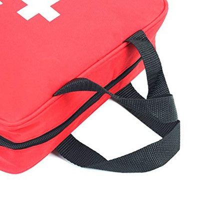 PAXLAMB Erste-Hilfe-Tasche Rot – Leere Notfalltasche für Erste-Hilfe-Koffer, Auto, Werkstatt, Camping und Outdoor – 1 Stück