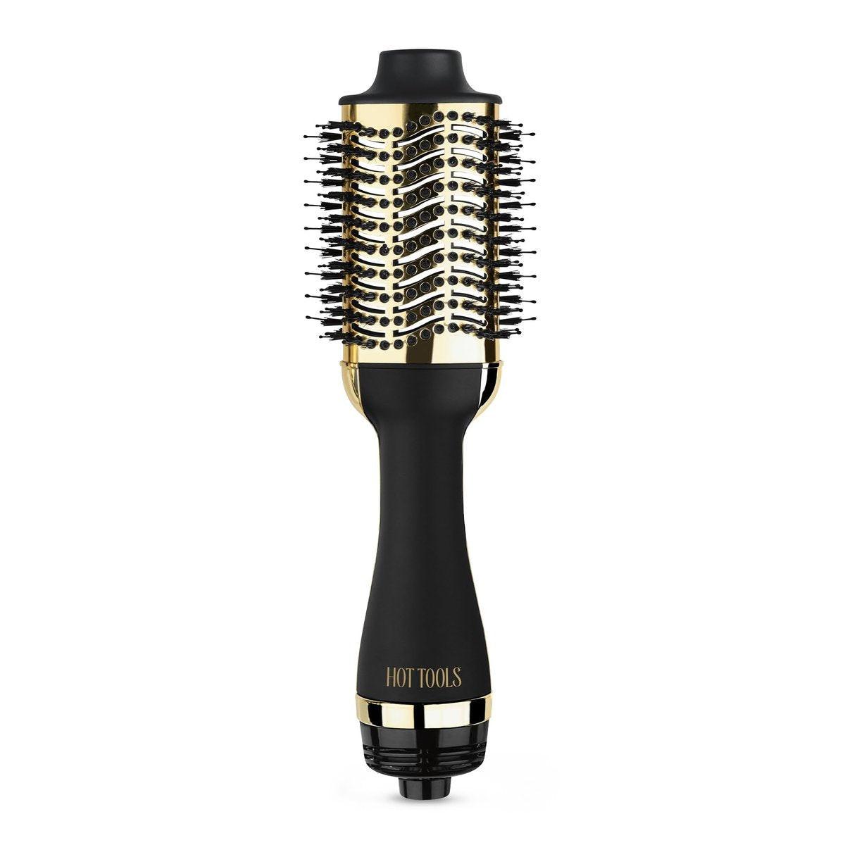 HOT TOOLS 24K Gold Föhnbürste – Runde Bürste für salonwürdige Blowouts in einem Schritt, schnelles Styling & langanhaltende Ergebnisse
