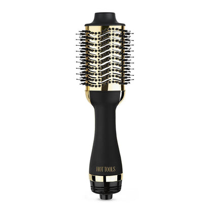 HOT TOOLS 24K Gold Föhnbürste – Runde Bürste für salonwürdige Blowouts in einem Schritt, schnelles Styling & langanhaltende Ergebnisse
