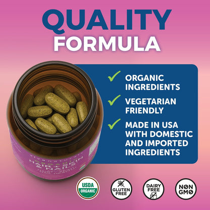 Biotin 5000 mcg für Haut, Haare und Nägel – Veganes Nahrungsergänzungsmittel mit Vitamin E, B-Vitaminen, Spirulina, Schachtelhalm und Superfood-Mischung zur Unterstützung der Keratinproduktion – 120 Kapseln